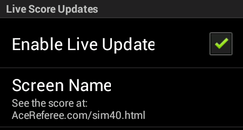 Android Live Score Image
